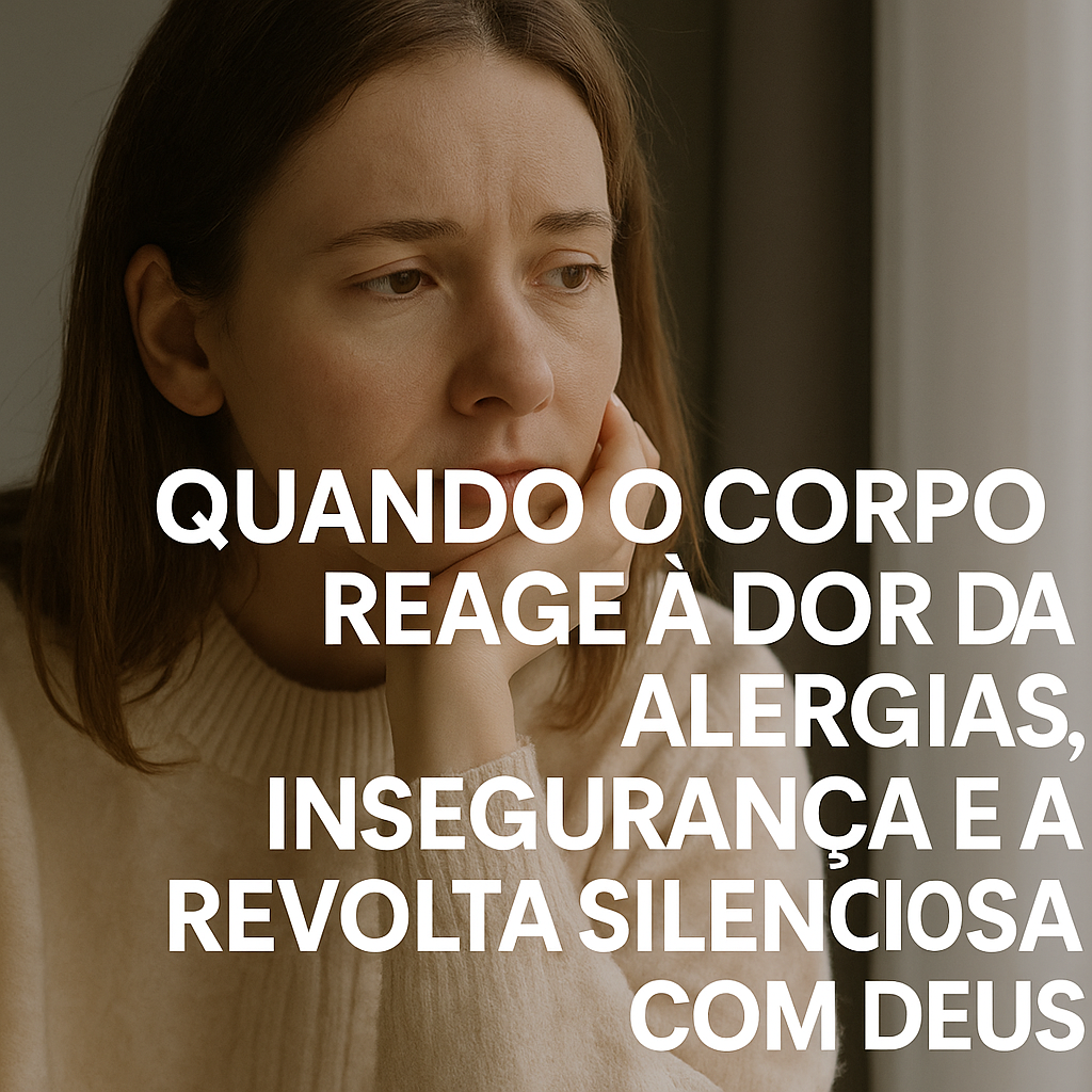 Quando o Corpo Reage à Dor da Alma: Alergias, Insegurança e a Revolta Silenciosa com Deus